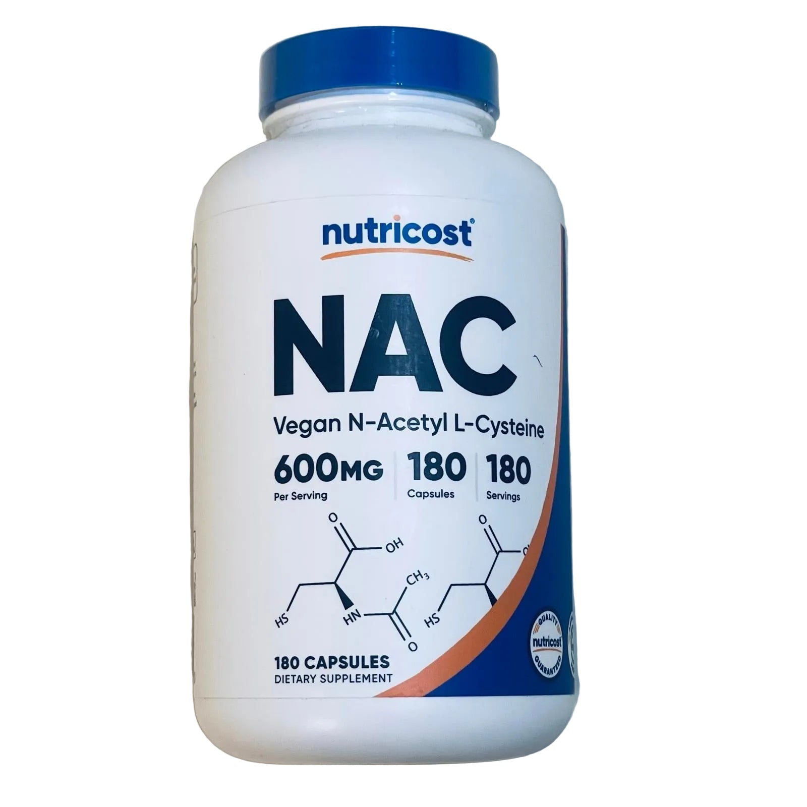 Nutricost NAC 600mg | N-Acetyl L-Cysteine Vegan Capsules
