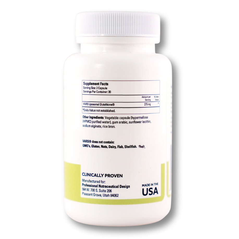 VARS Glutathione Capsules | Antioxidant Supplement