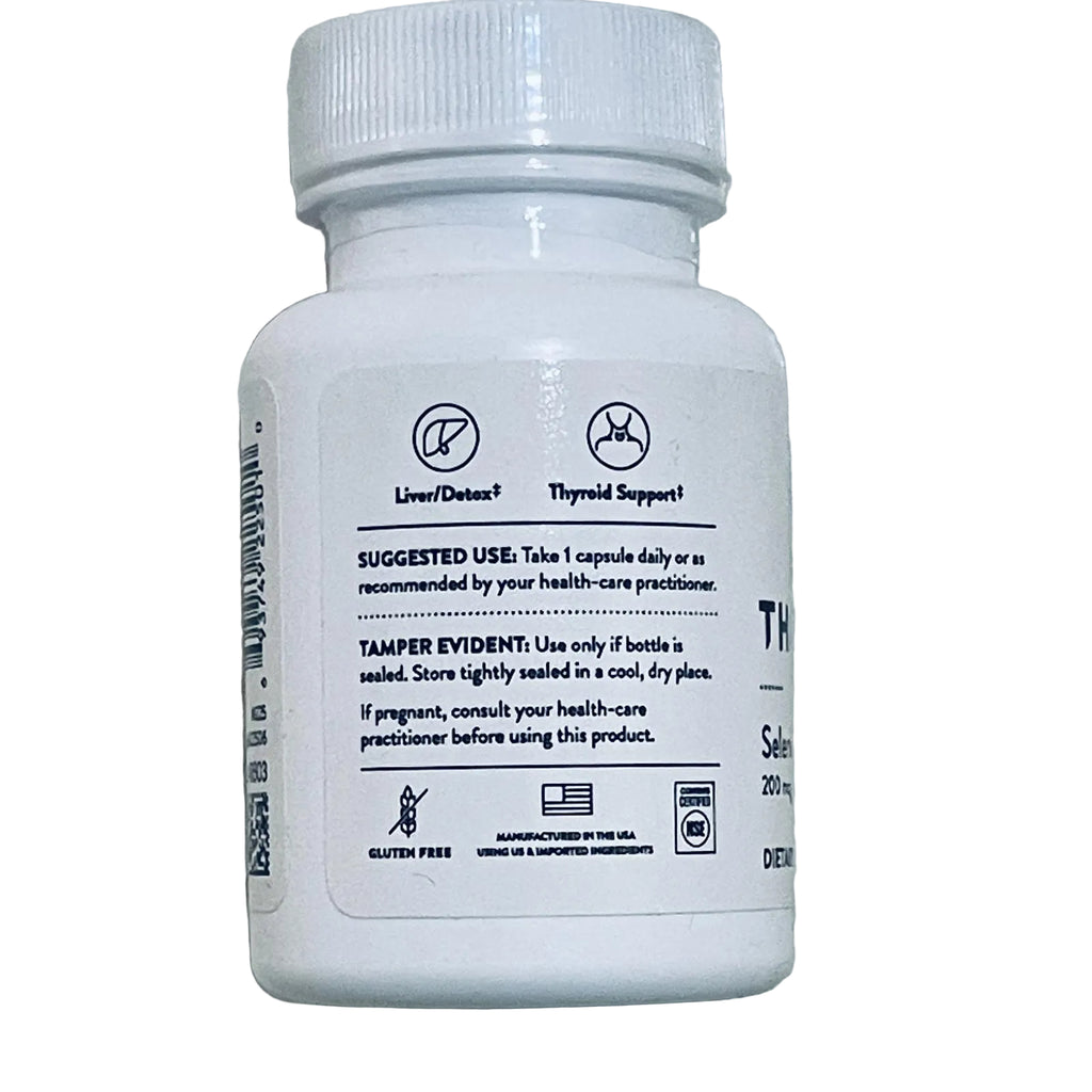 Thorne Selenium 200 mcg Capsules – Dietary Supplement, 60 Count
