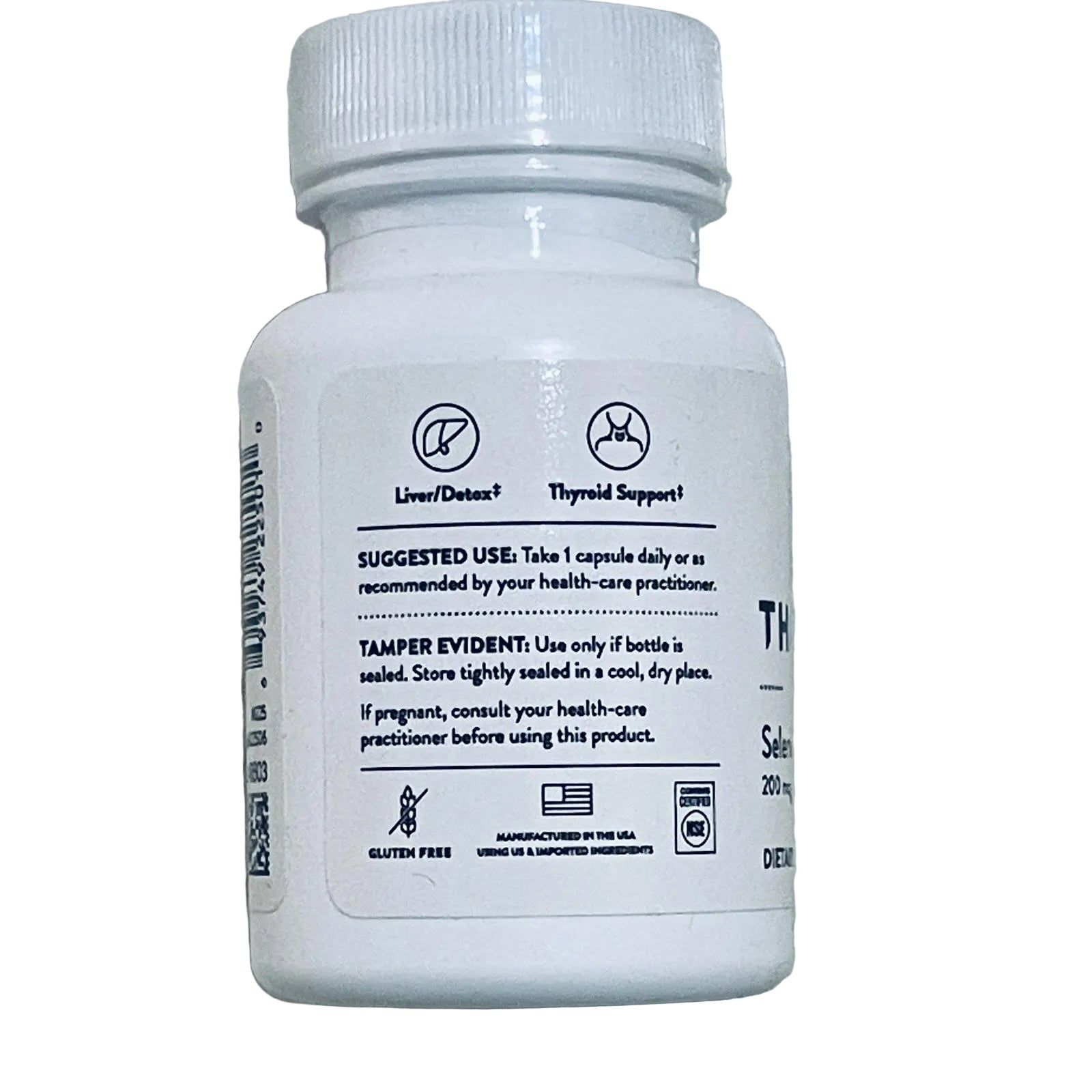 Thorne Selenium 200 mcg Capsules – Dietary Supplement, 60 Count