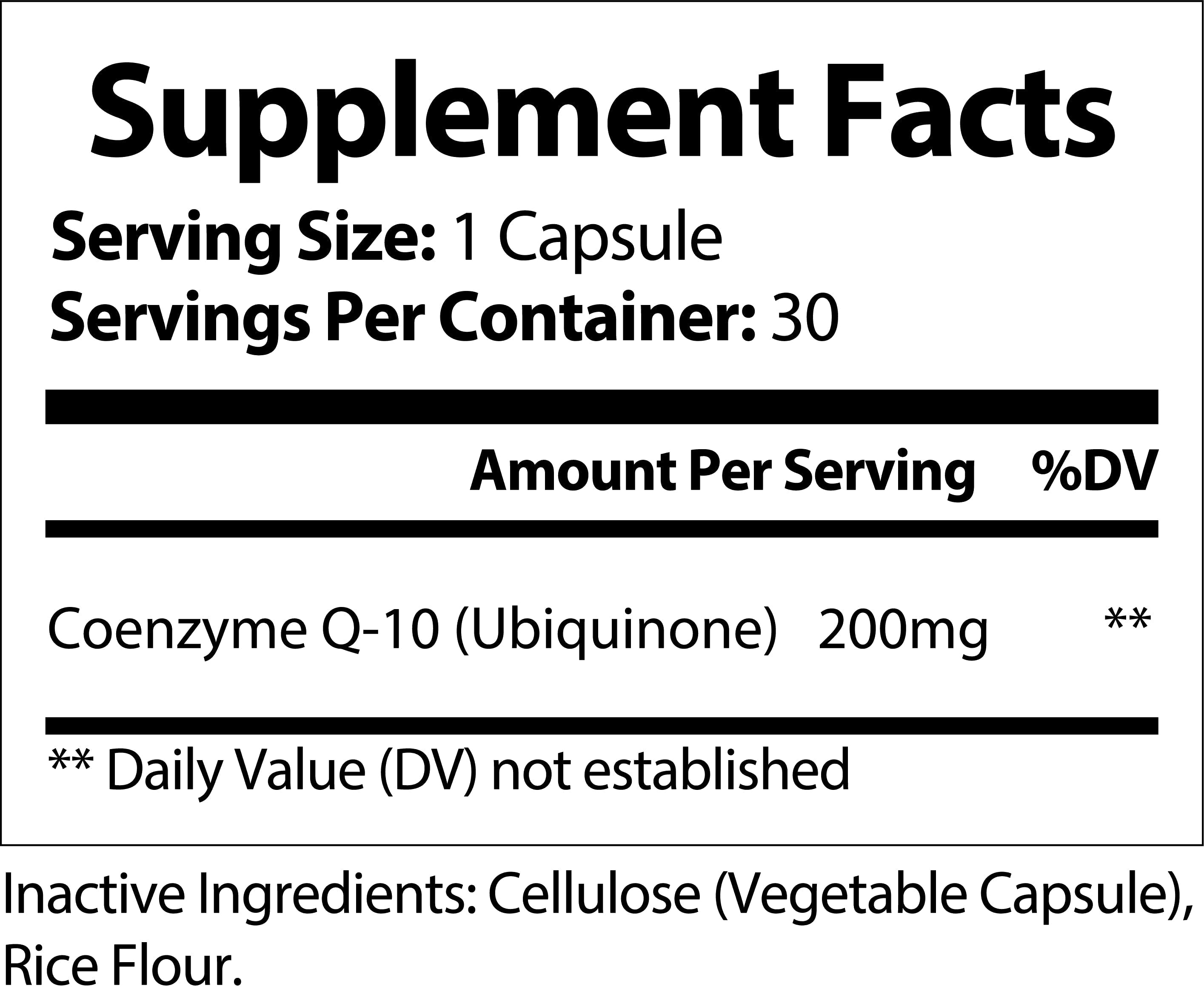 Nutra Moment CoQ10 (Ubiquinone) Dietary Supplement – 30 Capsules