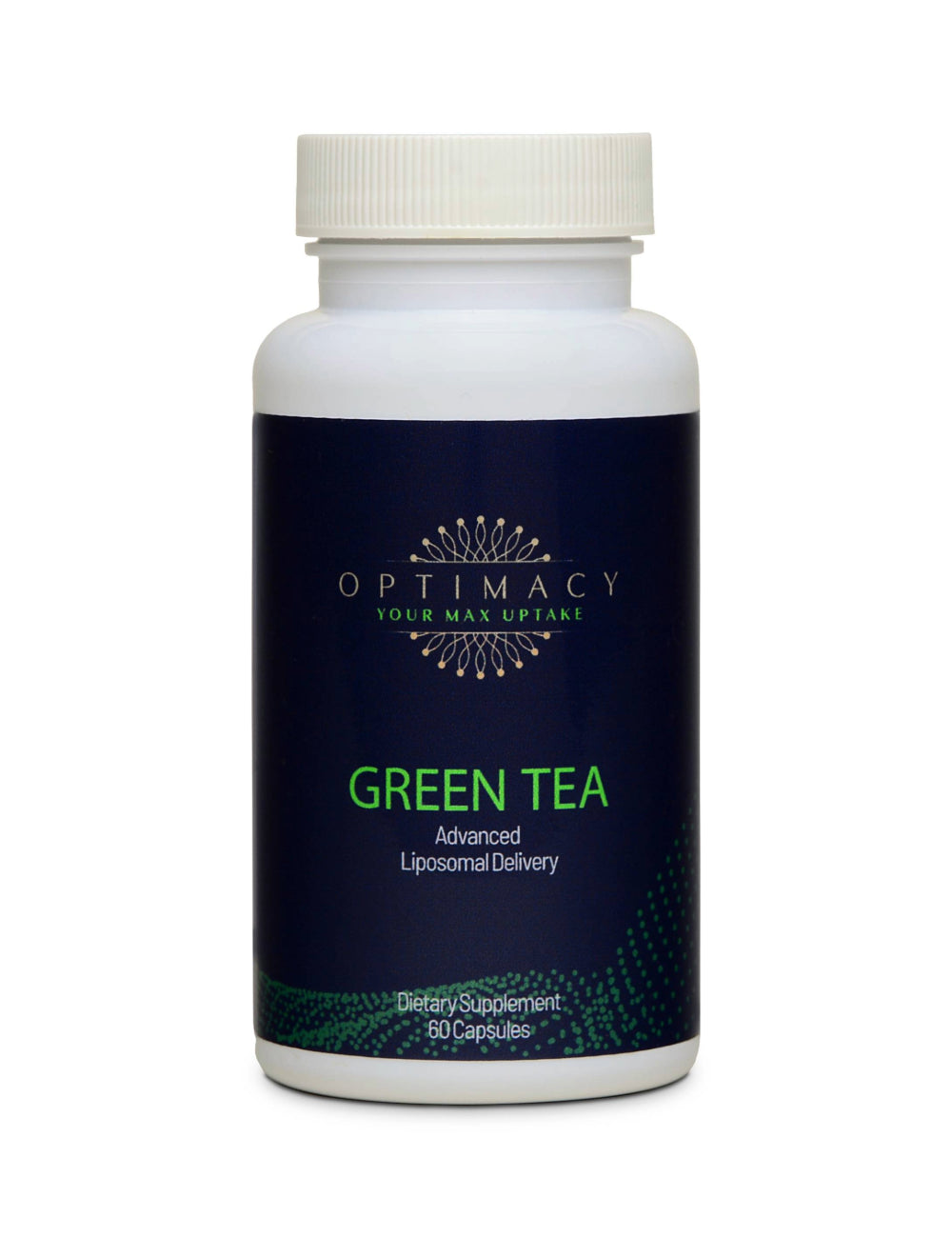 OPTIMACY Liposomal Green Tea Extract | Green Tea Extract Dietary Supplement | 100 mg | 60 Capsules