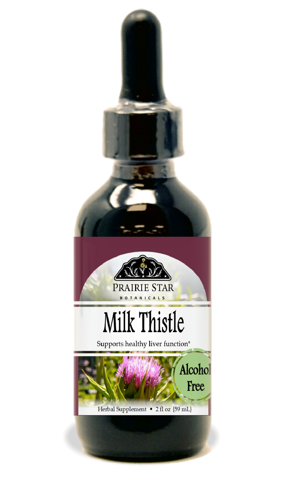 Milk Thistle Liquid Extract | Silybum marianum Herbal Dietary Supplement