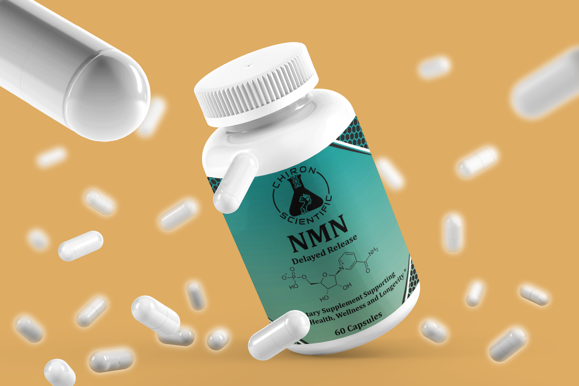 NMN Delayed-Release Nicotinamide Mononucleotide Dietary Supplement – 30 Capsules