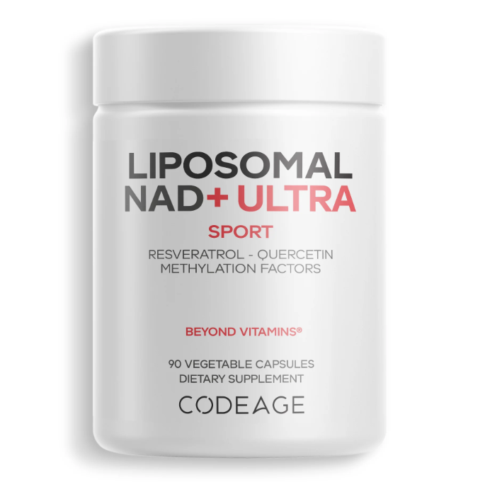 Codeage Liposomal NAD+ Ultra Capsules – Dietary Supplement, 90 Count