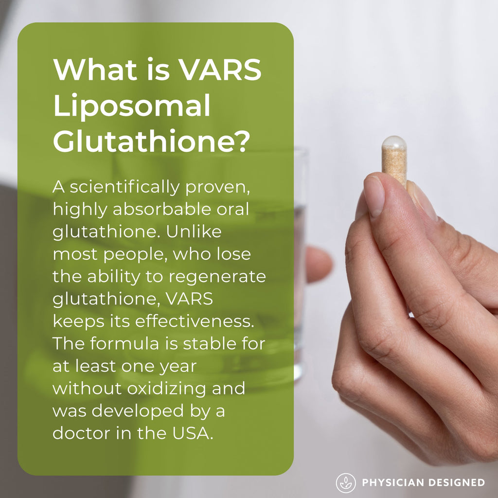 VARS Glutathione Capsules | Antioxidant Supplement