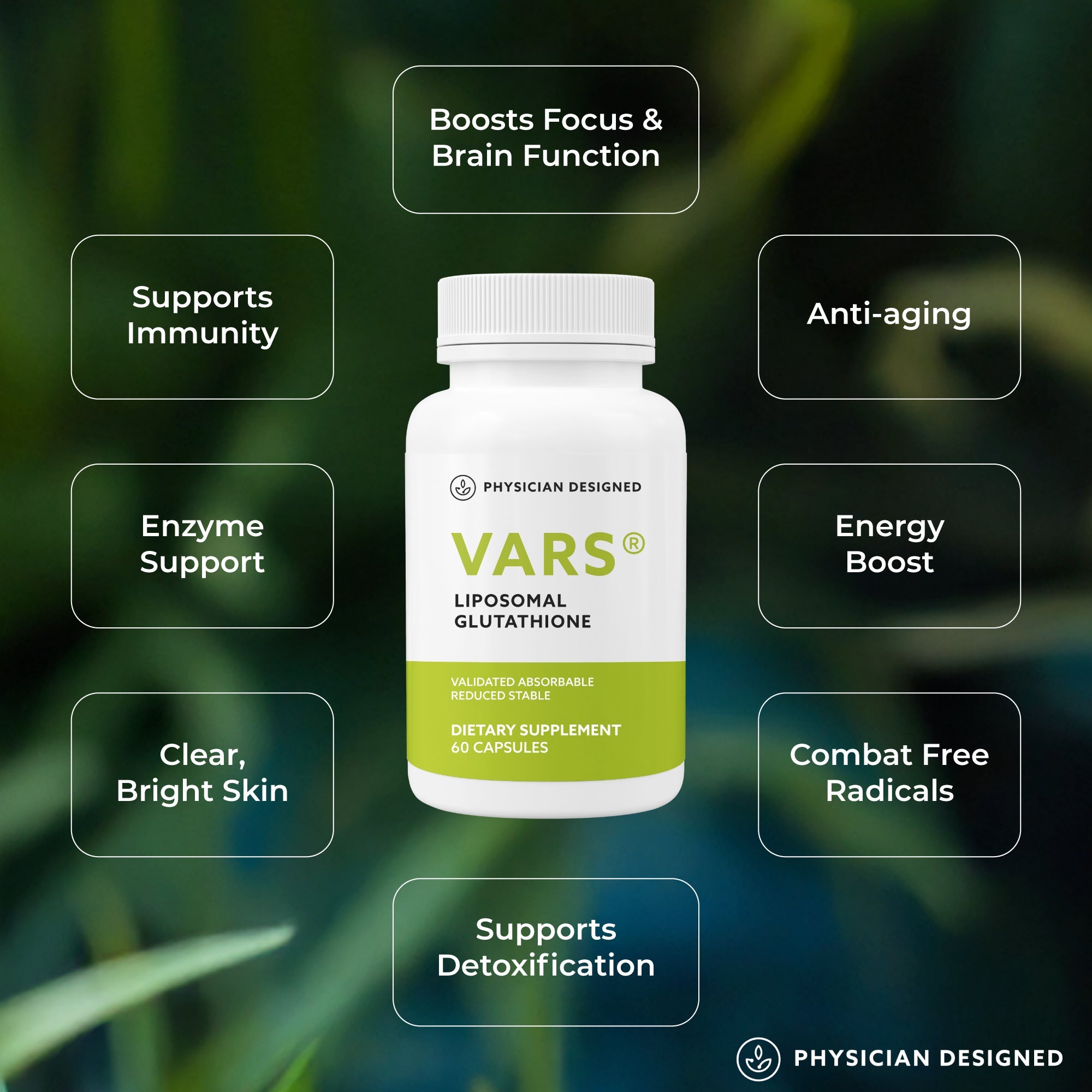 VARS Glutathione Capsules | Antioxidant Supplement