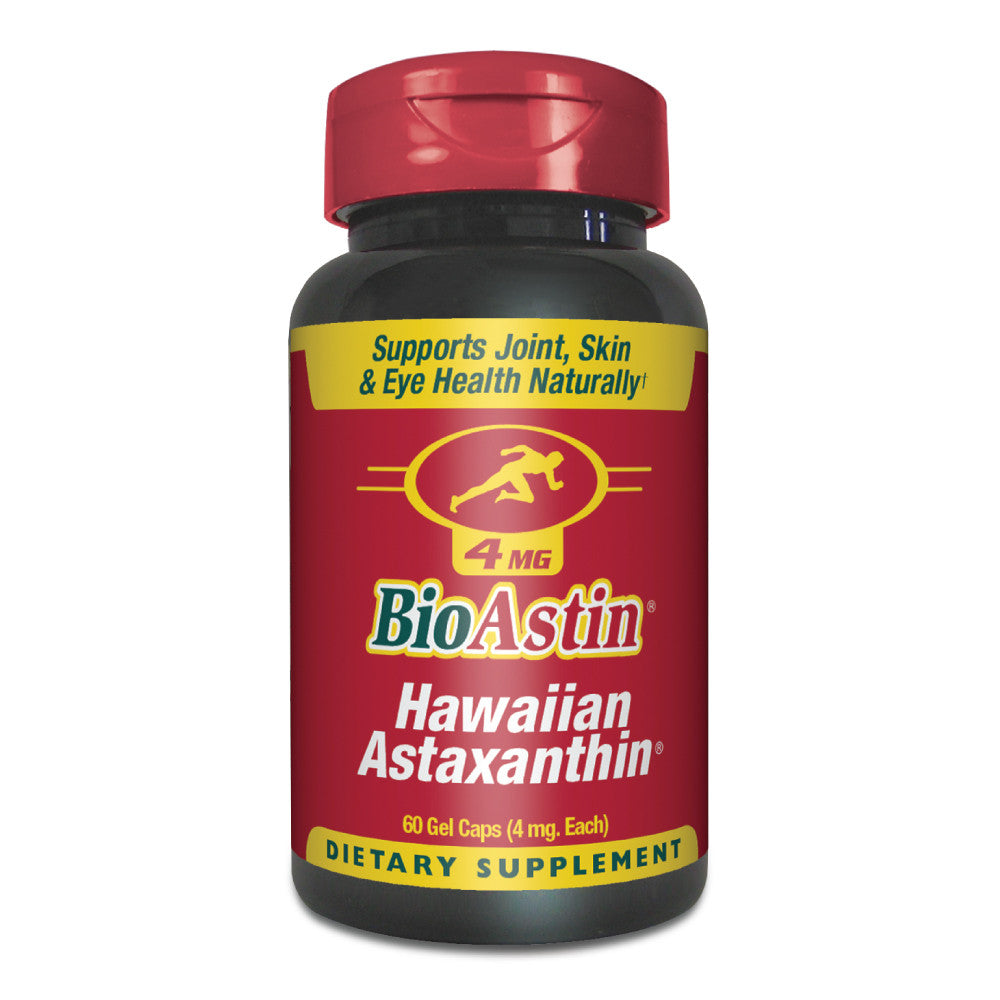 Nutrex Hawaii BioAstin® Astaxanthin 4 mg – Dietary Supplement, 60 Gelcaps