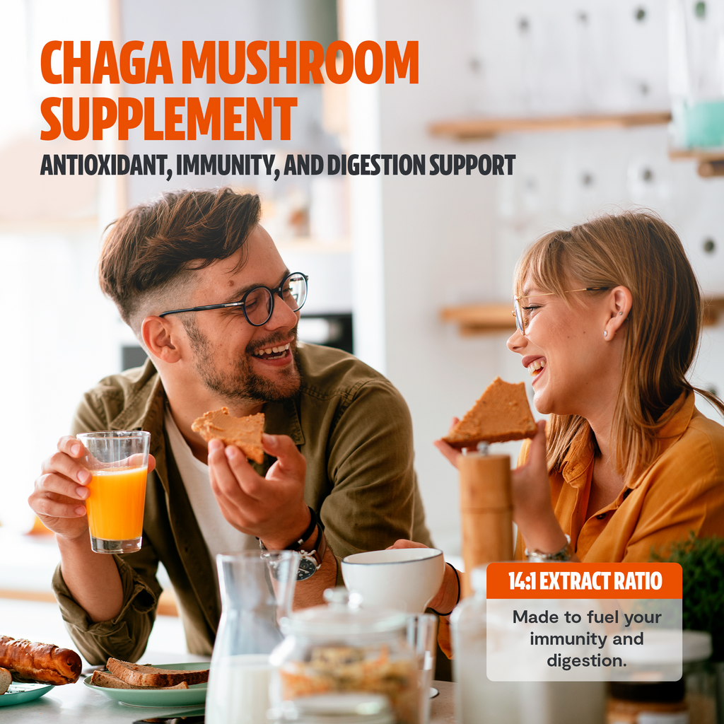 Chaga Mushroom Capsules – Dietary Supplement