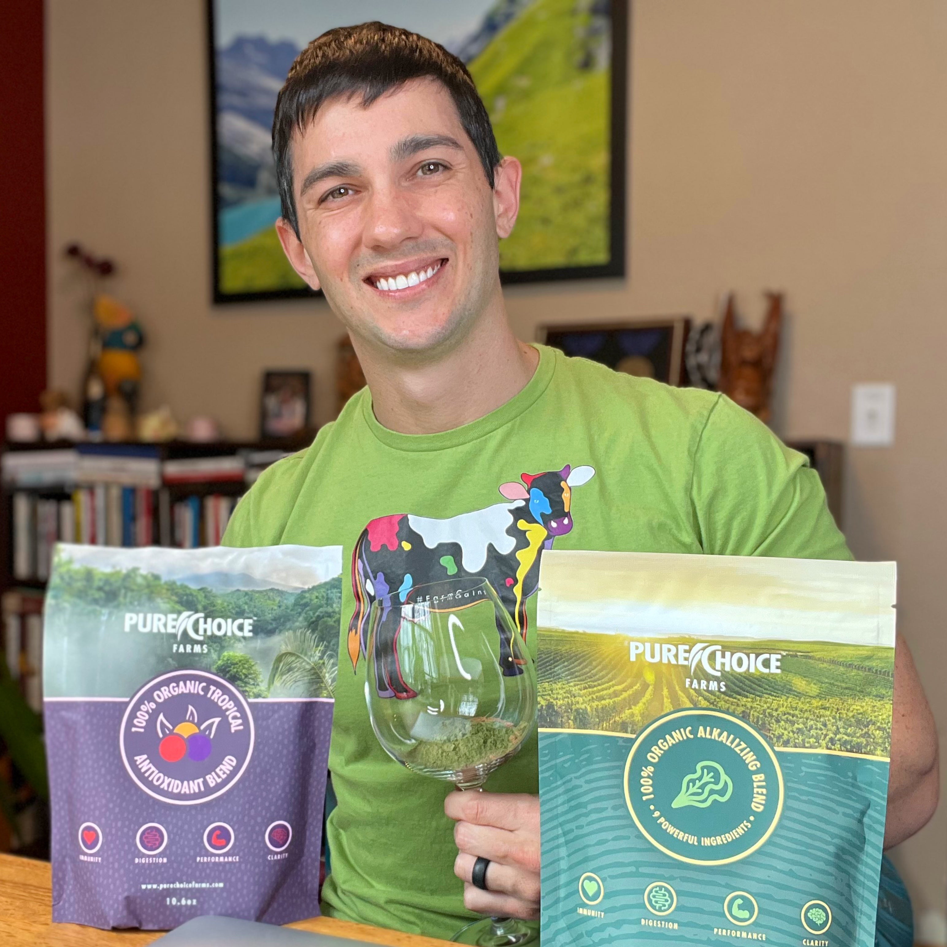 Organic Tropical Antioxidant Superfruit Blend Powder | Freeze-Dried Fruit Supplement with Acerola, Acai & Camu Camu